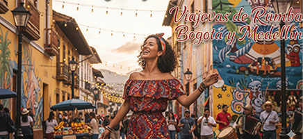 Viajevas de Rumba en Bogota y Medellin