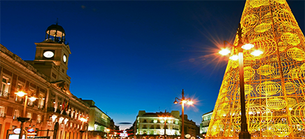 Christmas in Madrid with Paris and farewell London with Amsterdam