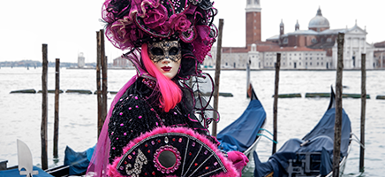 In love in Vienna and Mascaras Festival in Venice
